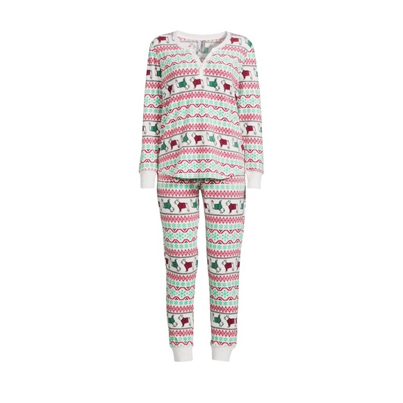 Womens Jaclyn Intimates Christmas Dog PJs Super Soft Fleece Size 2X New - Picture 1 of 5
